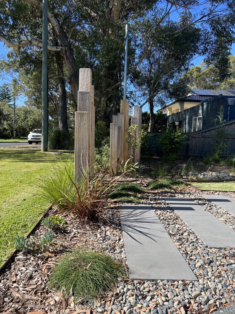 Rustic Coastal Native Garden Design, Hawkes Nest, Mid North Coast