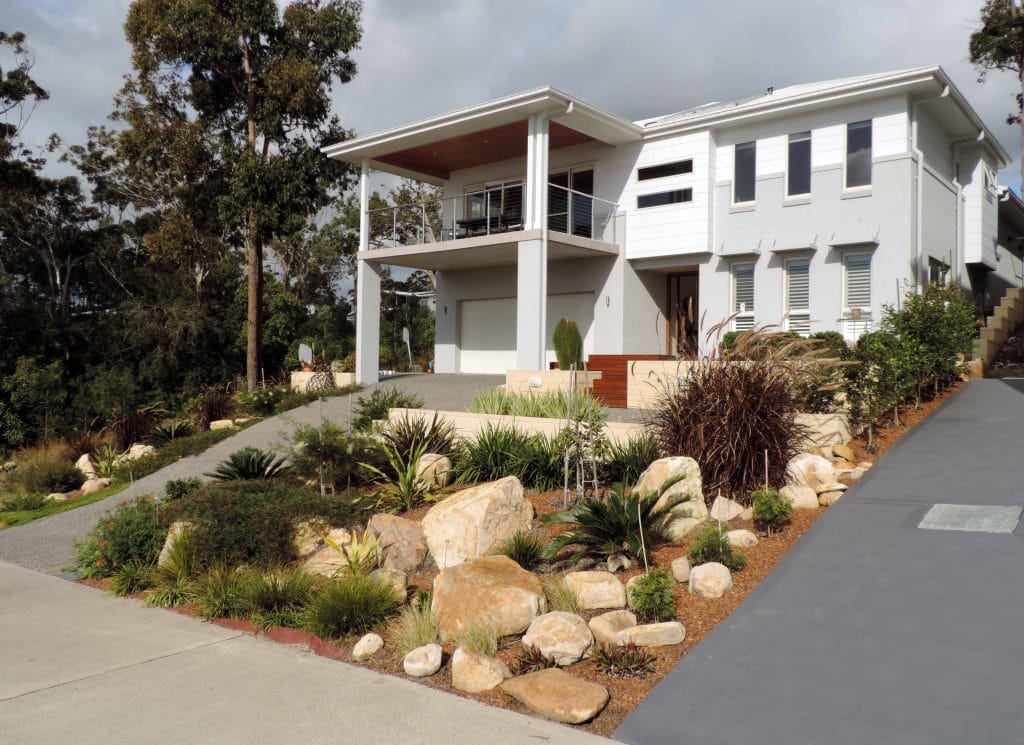 Contemporary Native Garden Design, Nelson Bay, Port Stephens