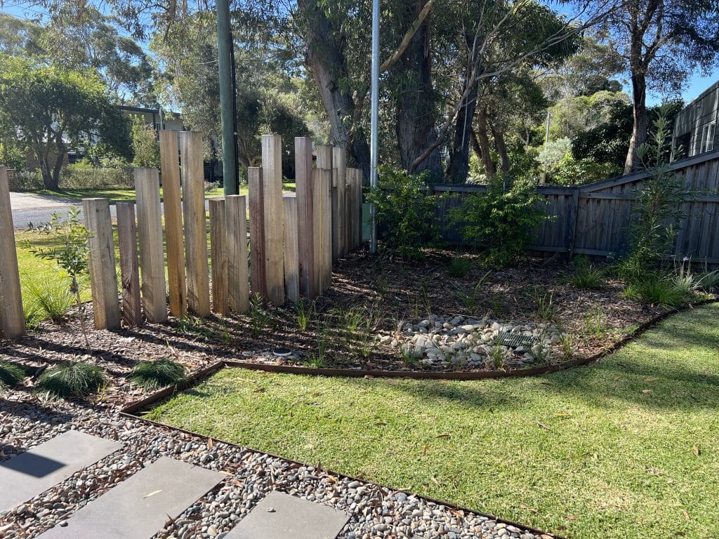 Rustic Coastal Native Garden Design, Hawkes Nest, Mid North Coast