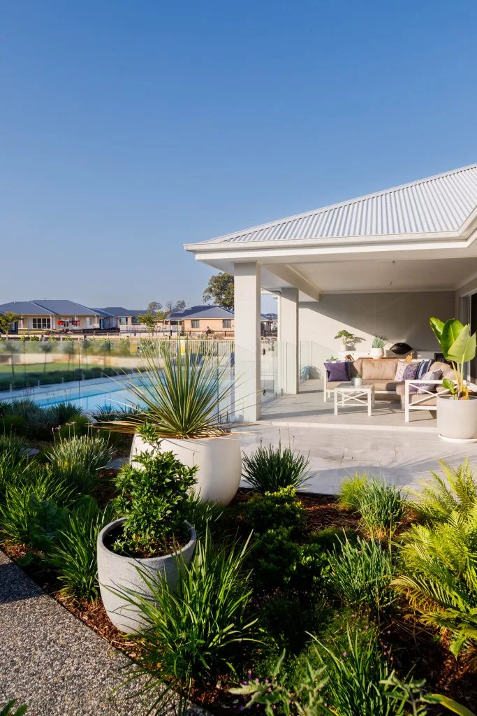 Hamptons Style Garden, Hunter Valley and Newcastle Landscape Design